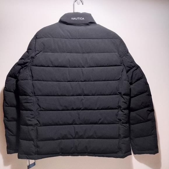 Nautica Mens Black Water & Wind Resistant Puffer Jacket - Picture 9 of 14